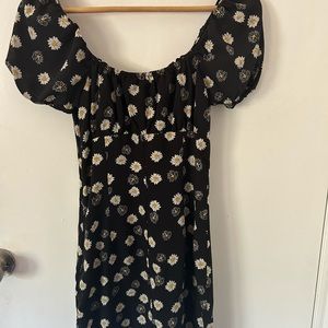 Nordstrom BP Daisy Mini Puff Sleeve Dress